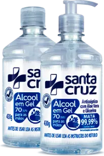 Álcool em gel para mãos (430g)